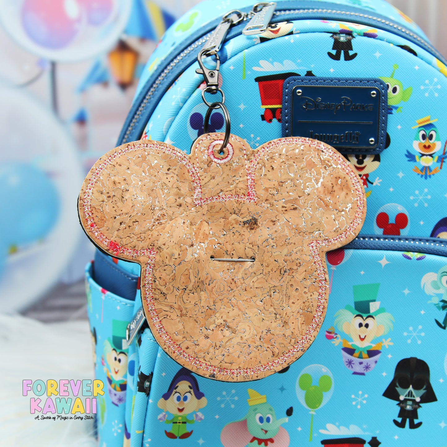 Starlight Celebration Button Holder – Dreamy Park Button Clip for 3" Celebration Badges