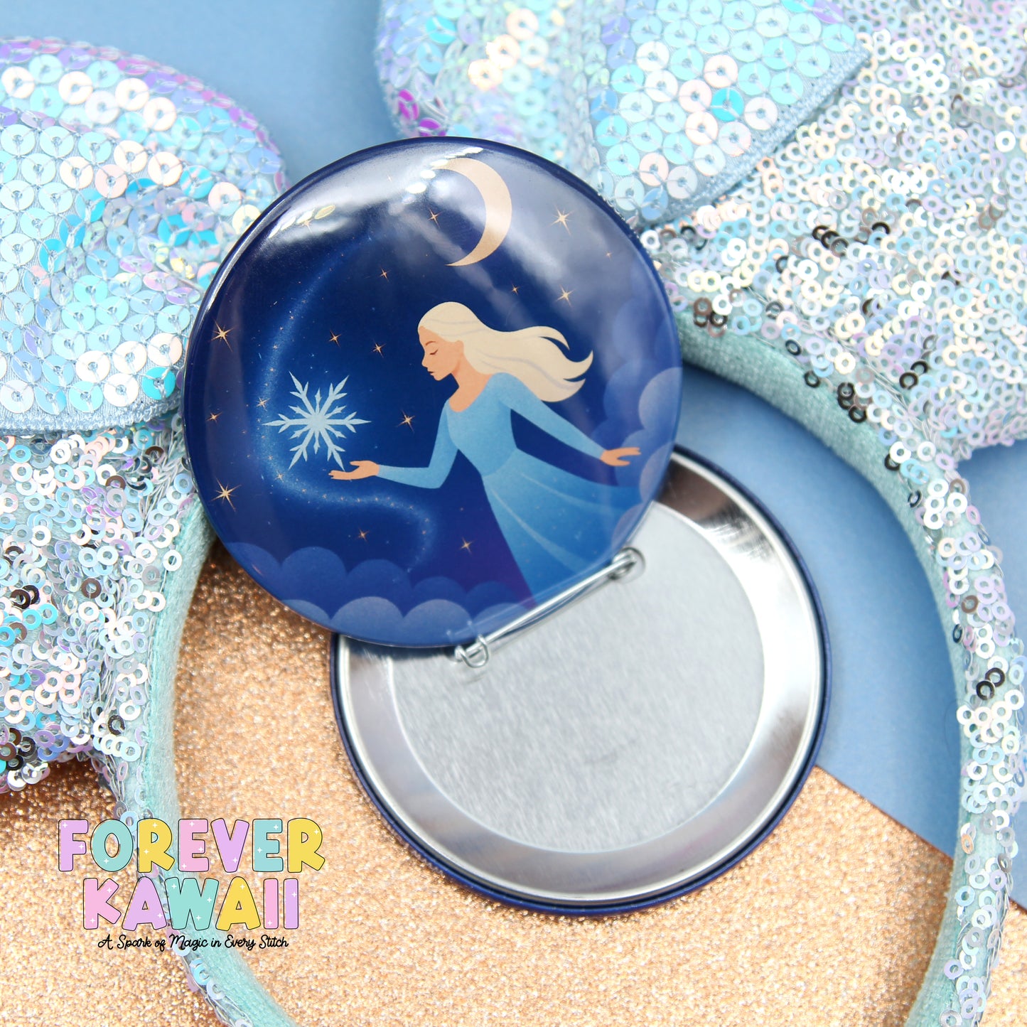 Starlight Parade - Ice Queen Celebration Pinback Button