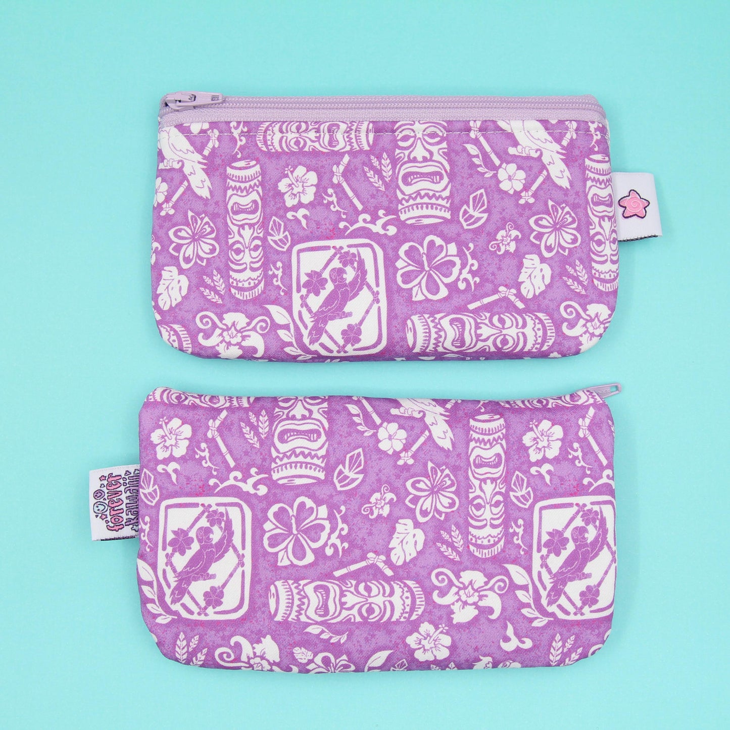 Tiki Room Zippered Pouch – Stylish Eyewear Case, Makeup Organizer, and Travel Clutch