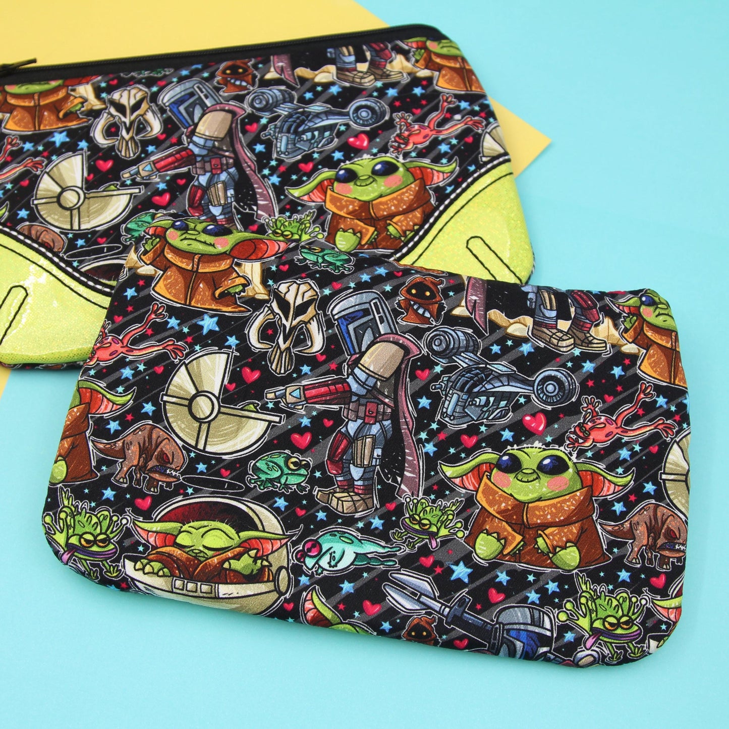 Galactic Space Duo Zipper Pouch - Clutch 33