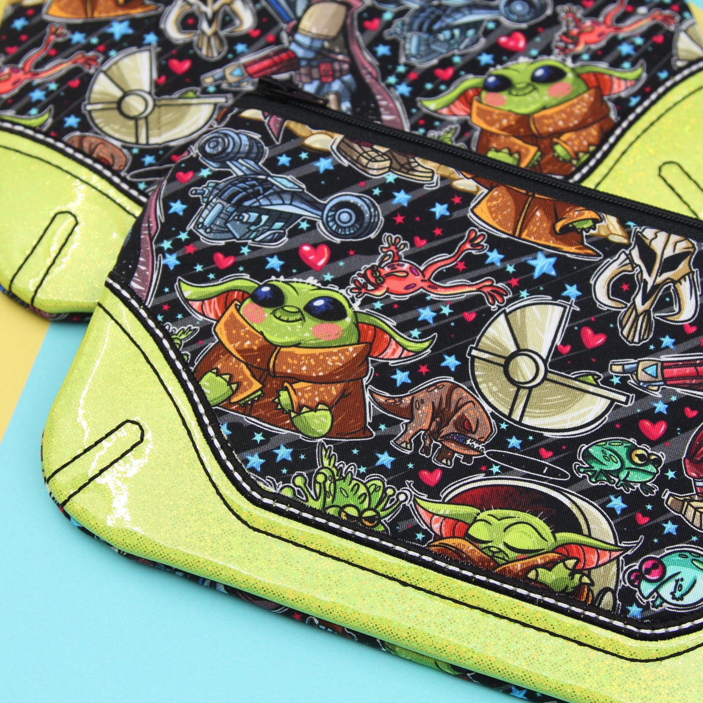 Galactic Space Duo Zipper Pouch - Clutch 33