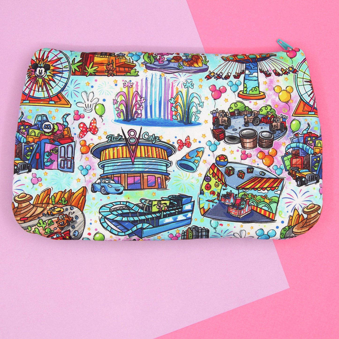 Happy Attractions Zipper Pouch - Clutch 33