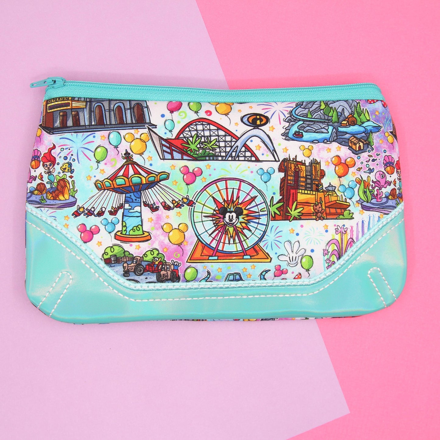 Happy Attractions Zipper Pouch - Clutch 33