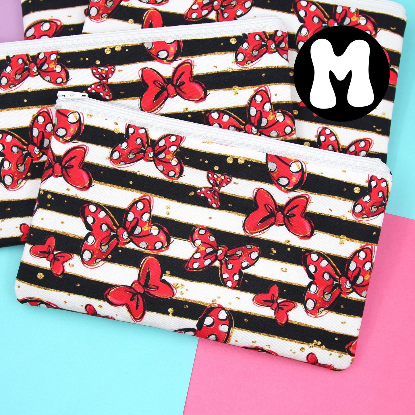 Classic Bows Planner Zipper Pouch