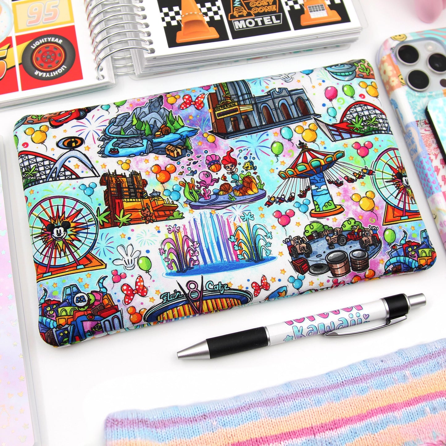 Happy Attractions Planner Zipper Pouch