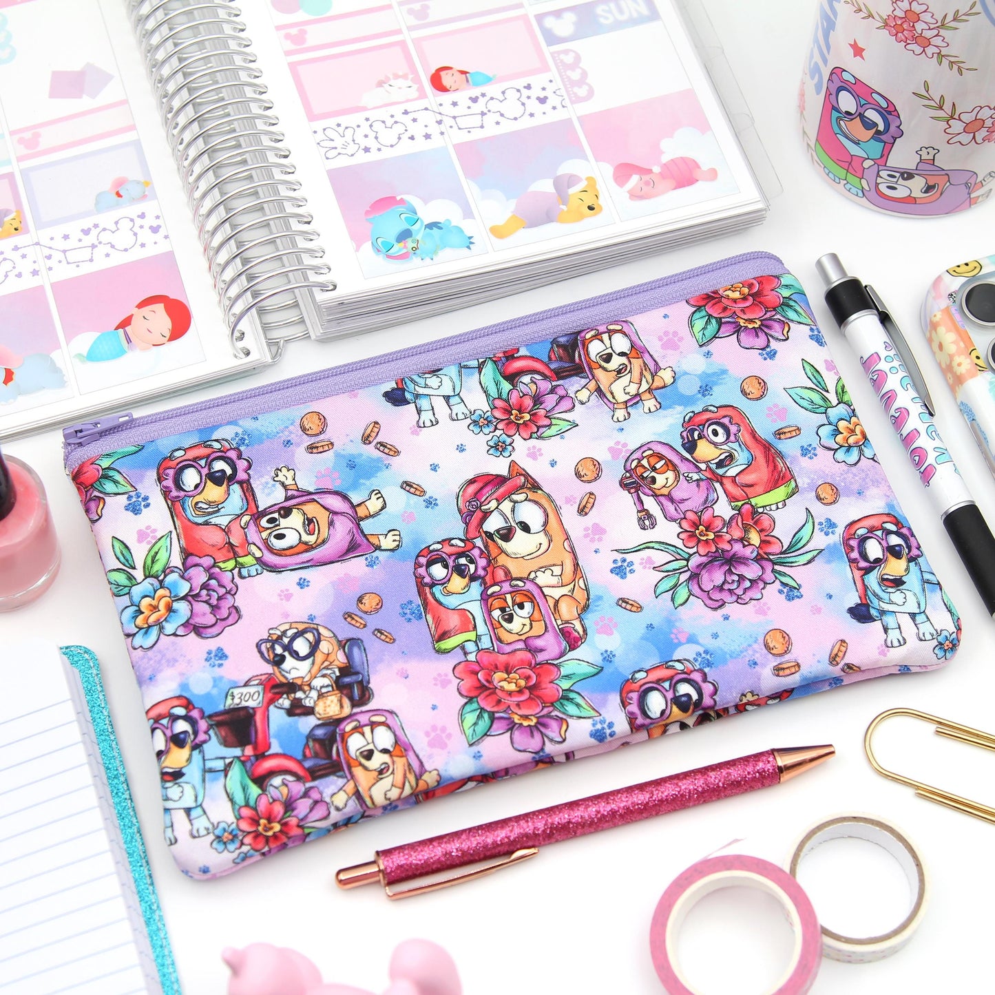 Grandma Heelers Planner Zipper Pouch