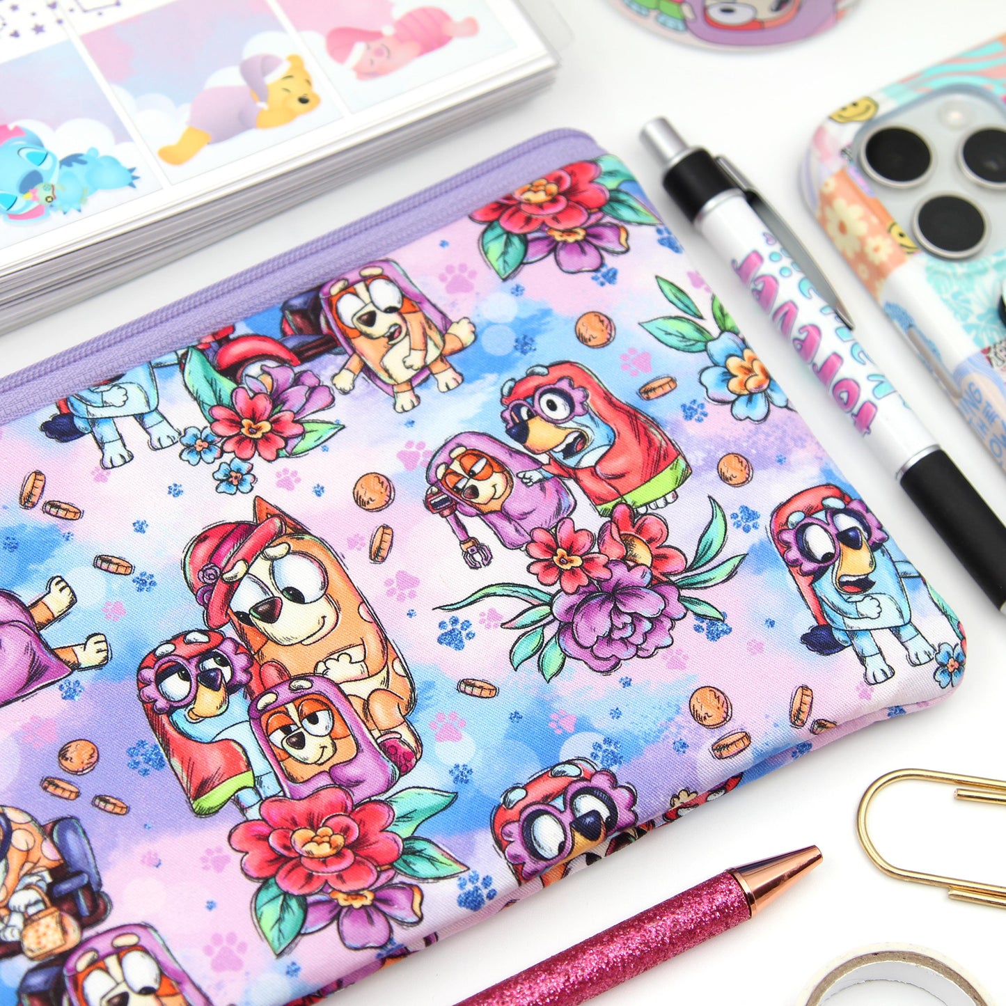 Grandma Heelers Planner Zipper Pouch