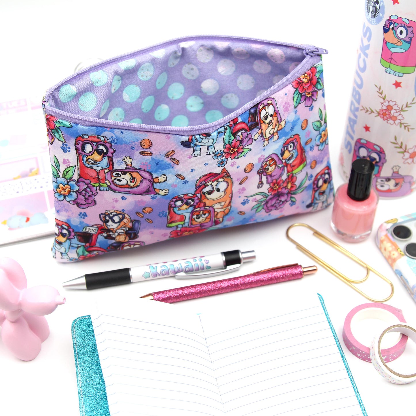 Grandma Heelers Planner Zipper Pouch