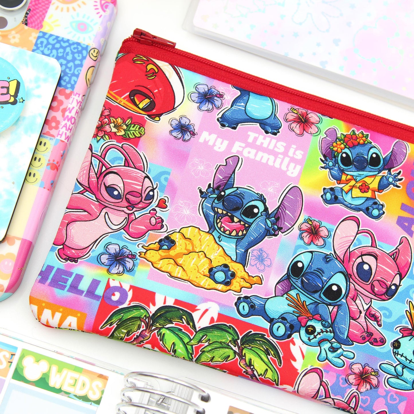 Tropical Paradise Planner Zipper Pouch