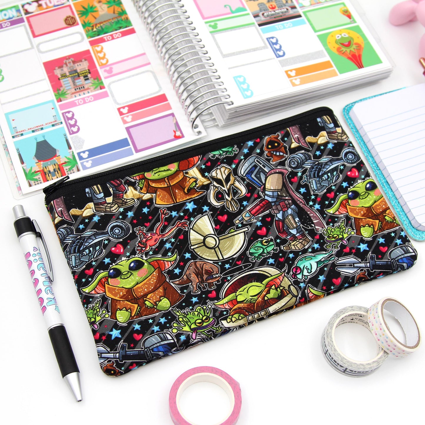 Galactic Adventure Planner Zipper Pouch