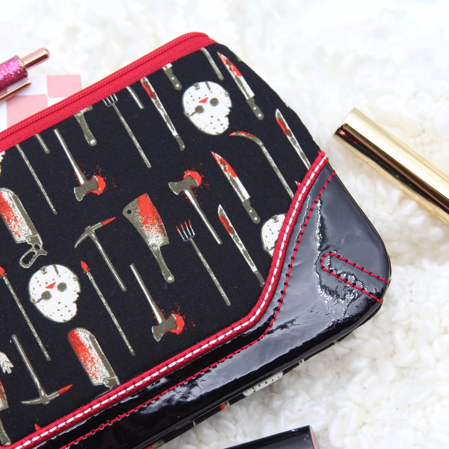 It's Friday Zipper Pouch - Clutch 33