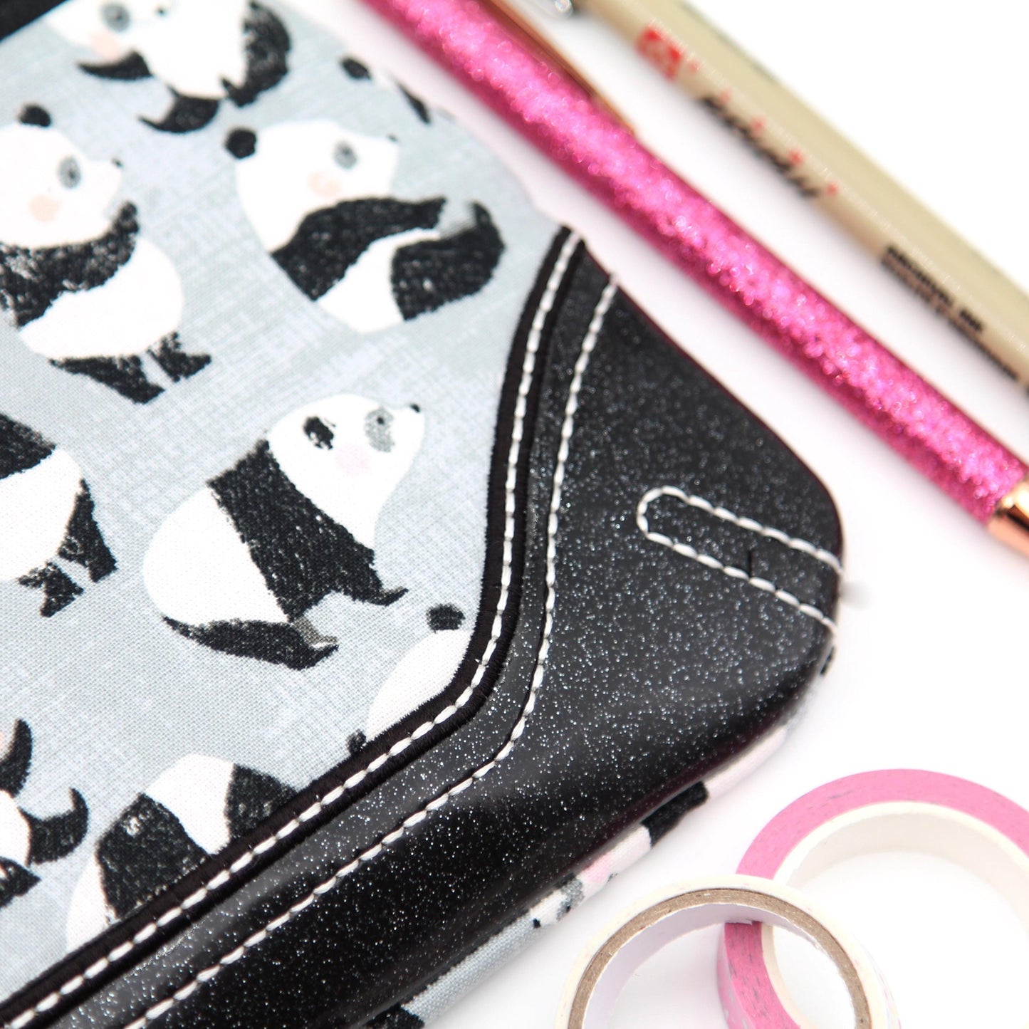 Panda Bear Zipper Pouch - Clutch 33