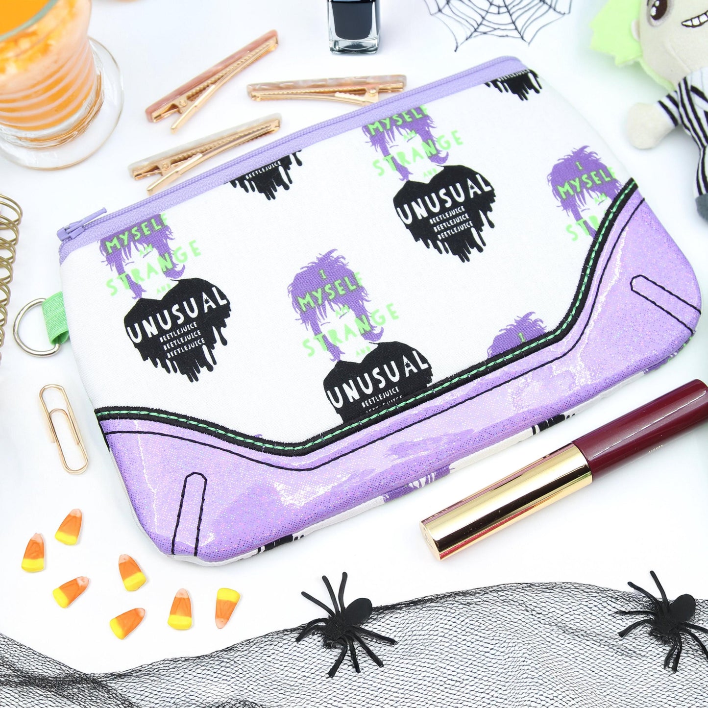 Strange and Unusual Zipper Pouch - Clutch 33