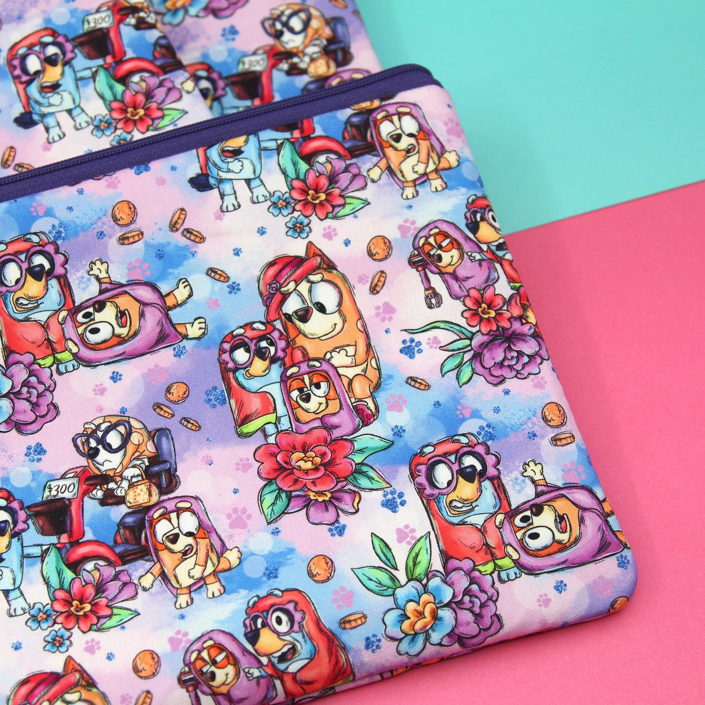 LARGE Grandma Heeler Planner Zipper Pouch