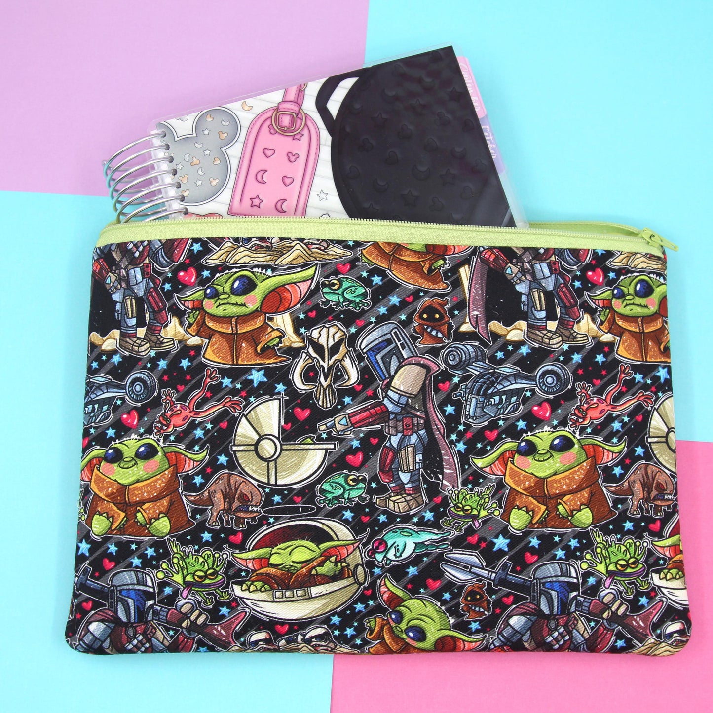 LARGE Galactic Adventure Planner Zipper Pouch