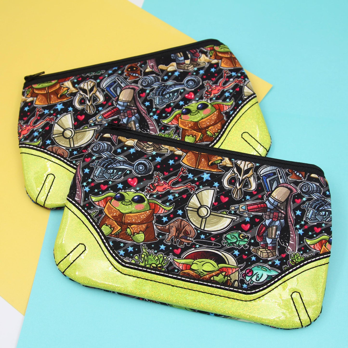 Galactic Space Duo Zipper Pouch - Clutch 33