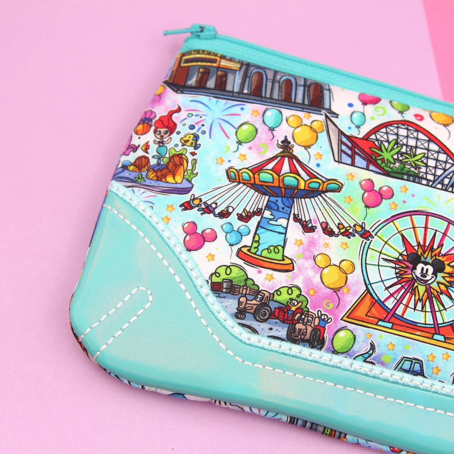 Happy Attractions Zipper Pouch - Clutch 33