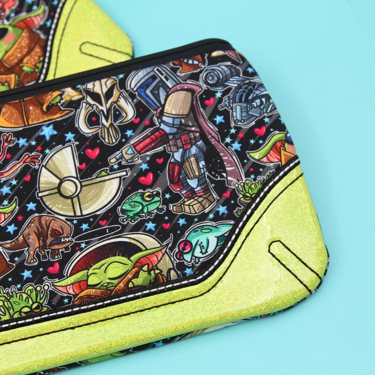 Galactic Space Duo Zipper Pouch - Clutch 33