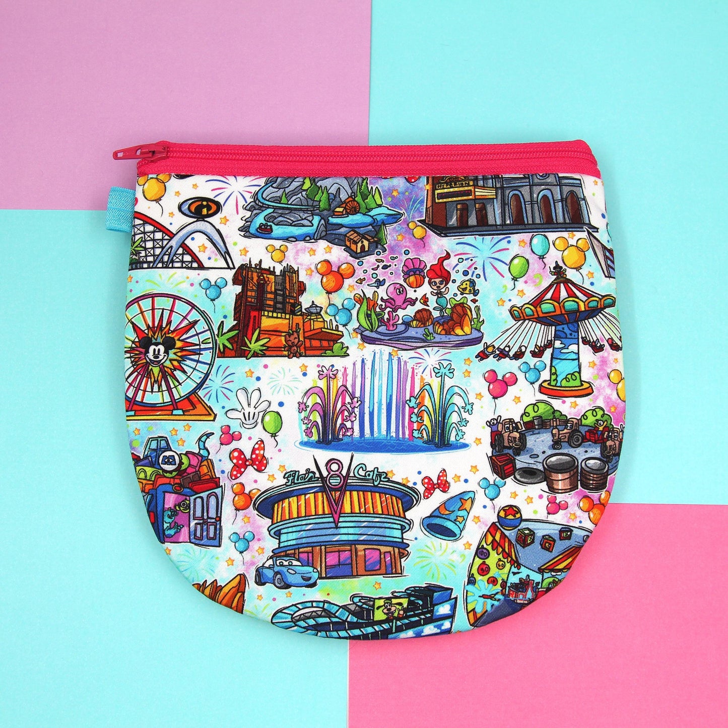 Happy Attractions Zipper Bag - The Scoop