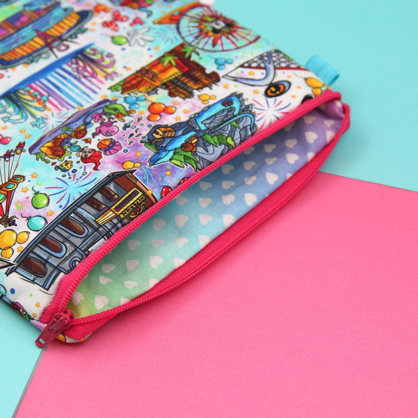 Happy Attractions Zipper Bag - The Scoop