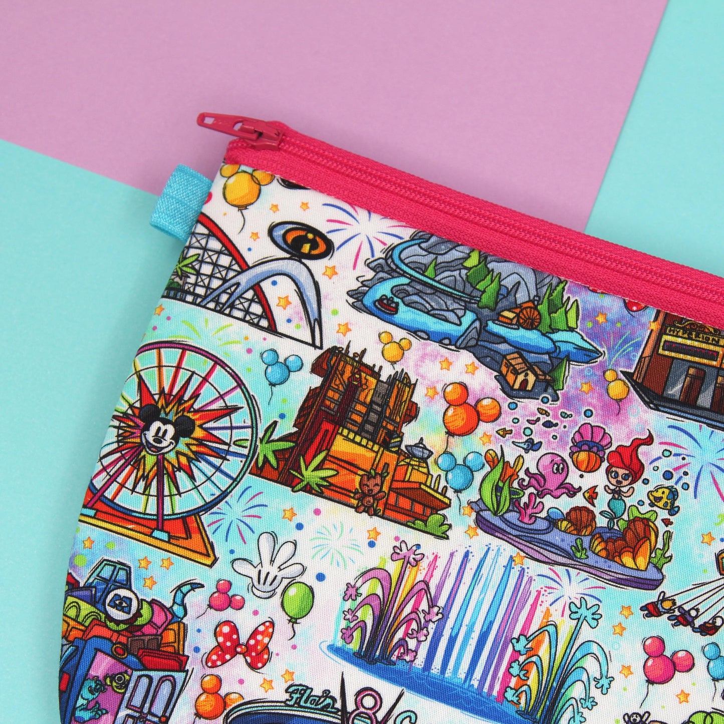 Happy Attractions Zipper Bag - The Scoop