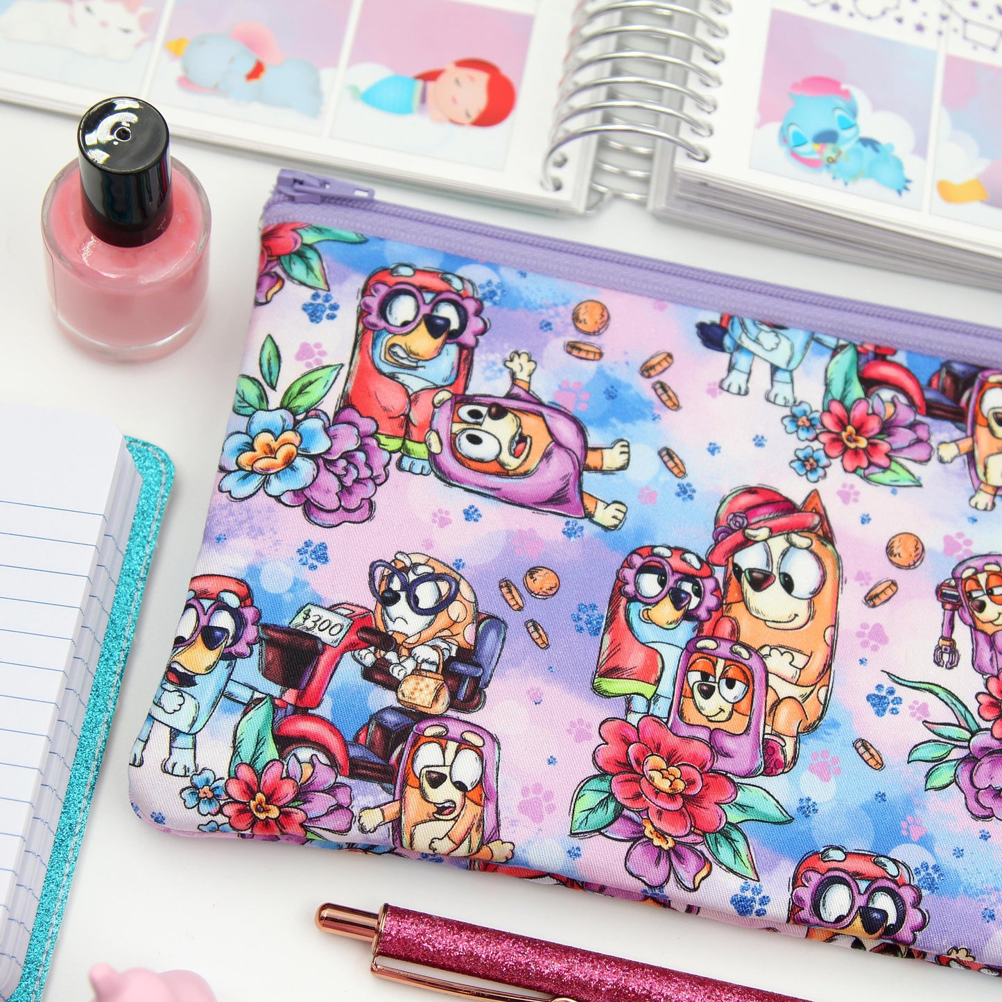 Grandma Heelers Planner Zipper Pouch
