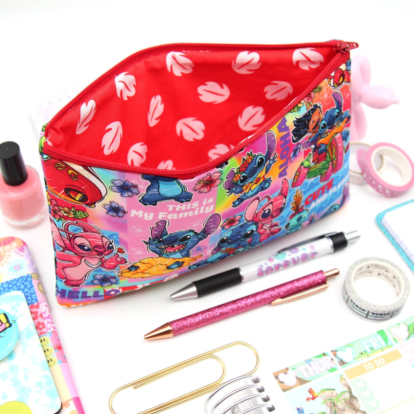 Tropical Paradise Planner Zipper Pouch