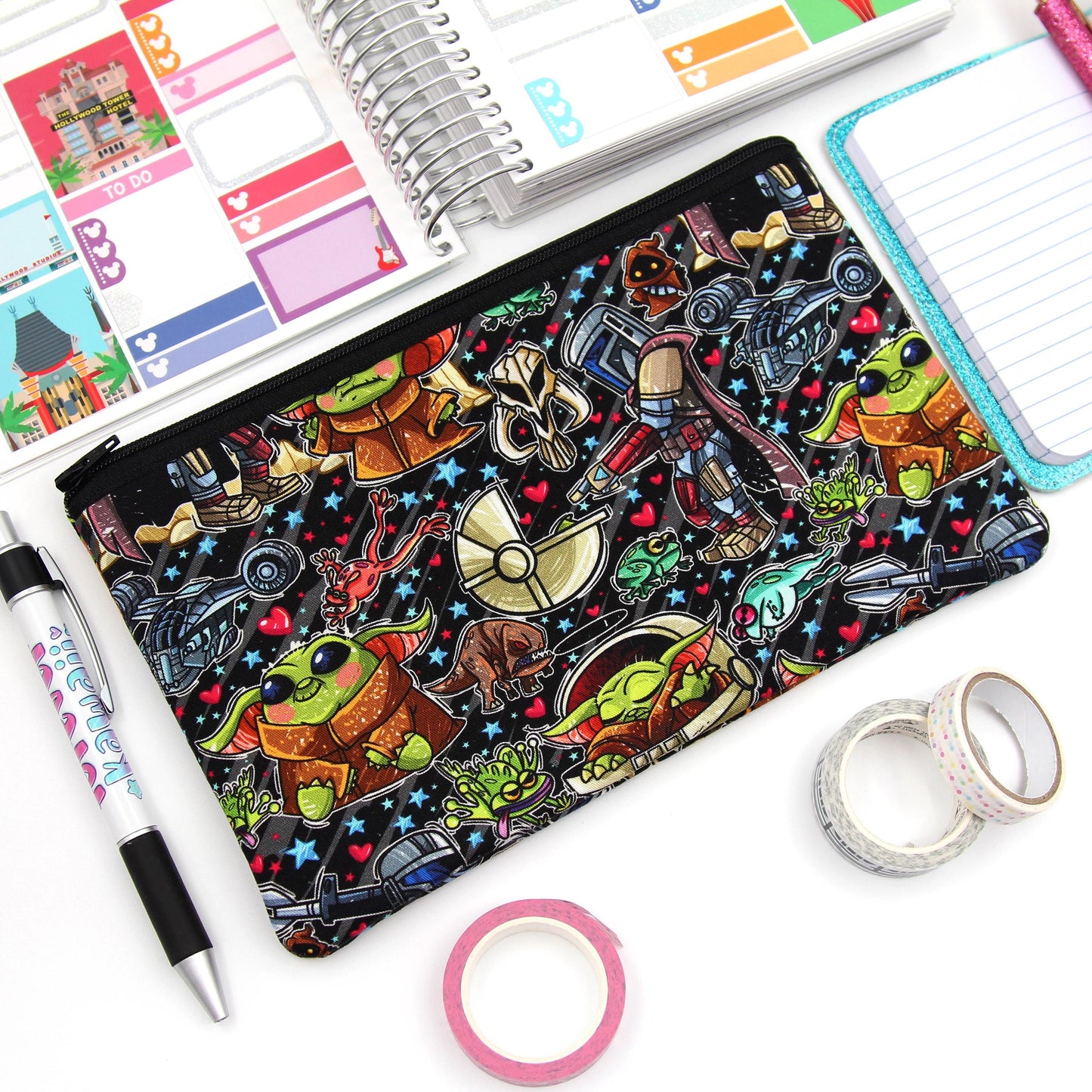 Galactic Adventure Planner Zipper Pouch