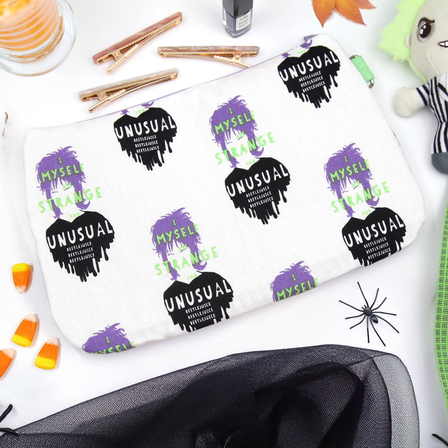 Strange and Unusual Zipper Pouch - Clutch 33