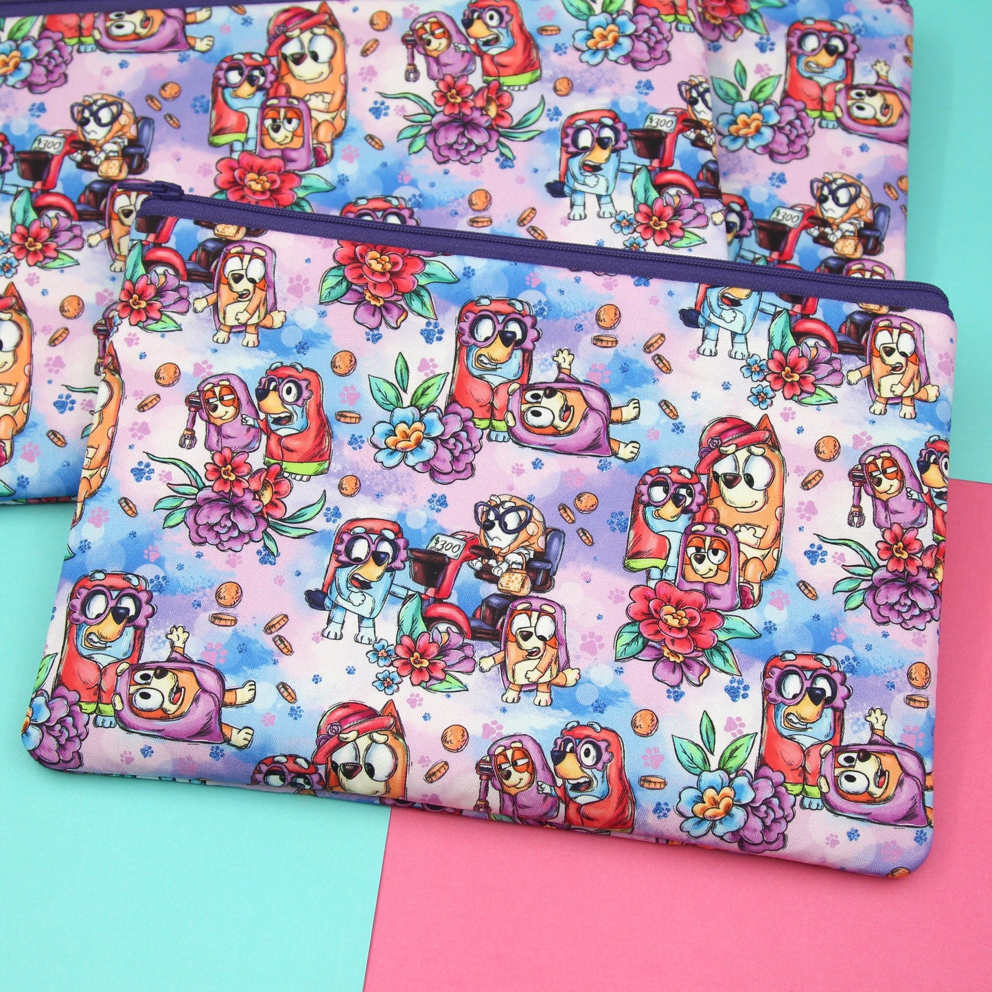 LARGE Grandma Heeler Planner Zipper Pouch