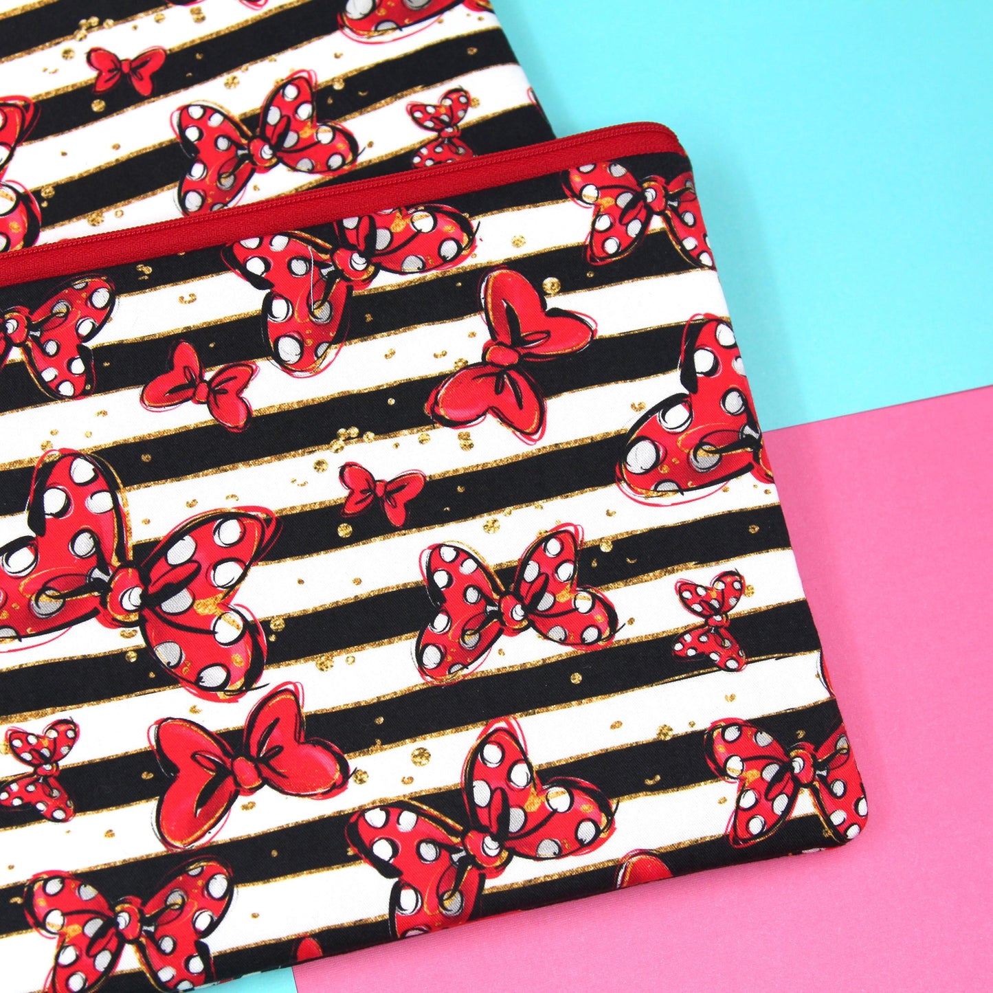 LARGE Classic Bows Planner Zipper Pouch