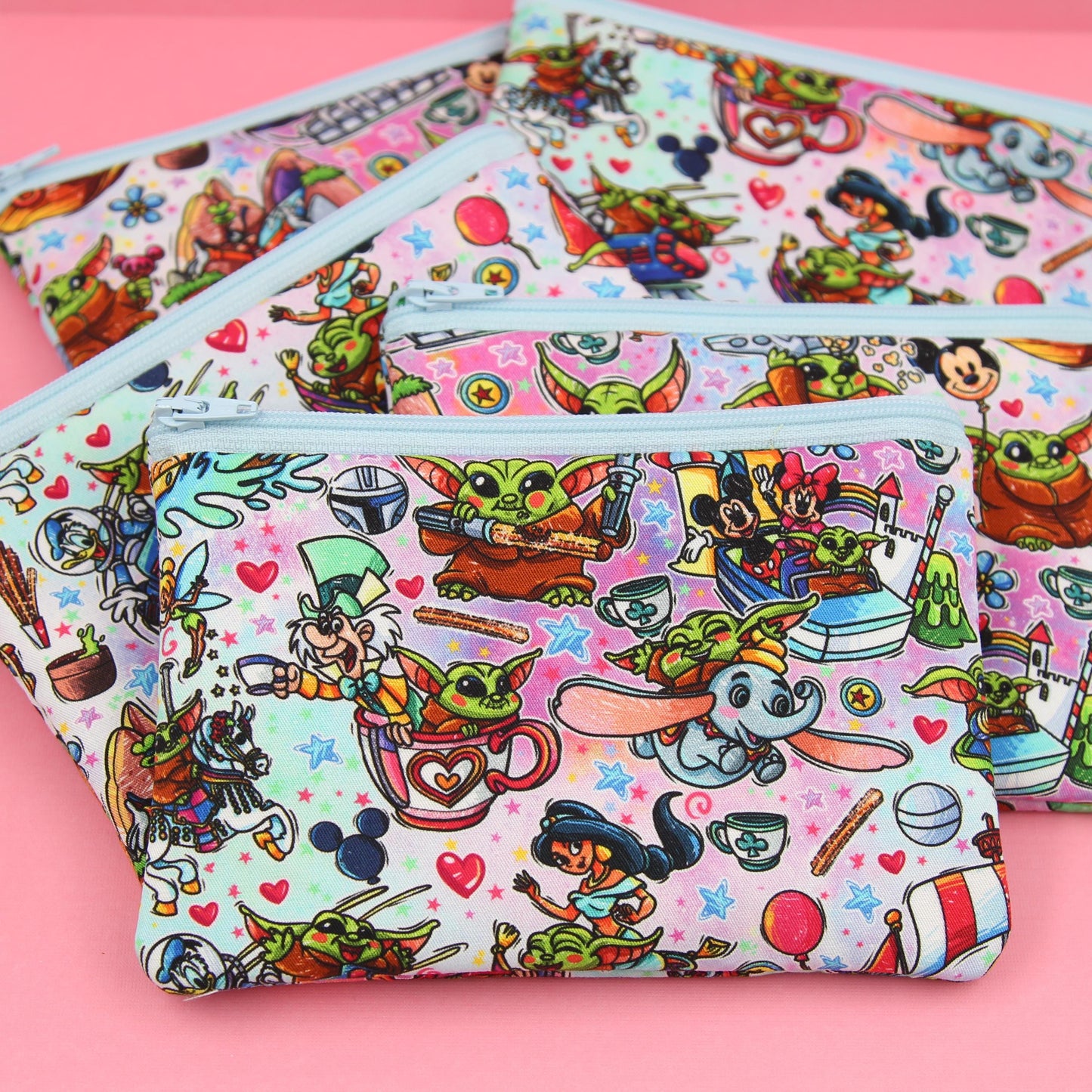 Baby Alien The Little Organizer Bag, Handmade Zipper Pouch, Theme Park Essentials, Makeup & Travel Storage, Unique Gift