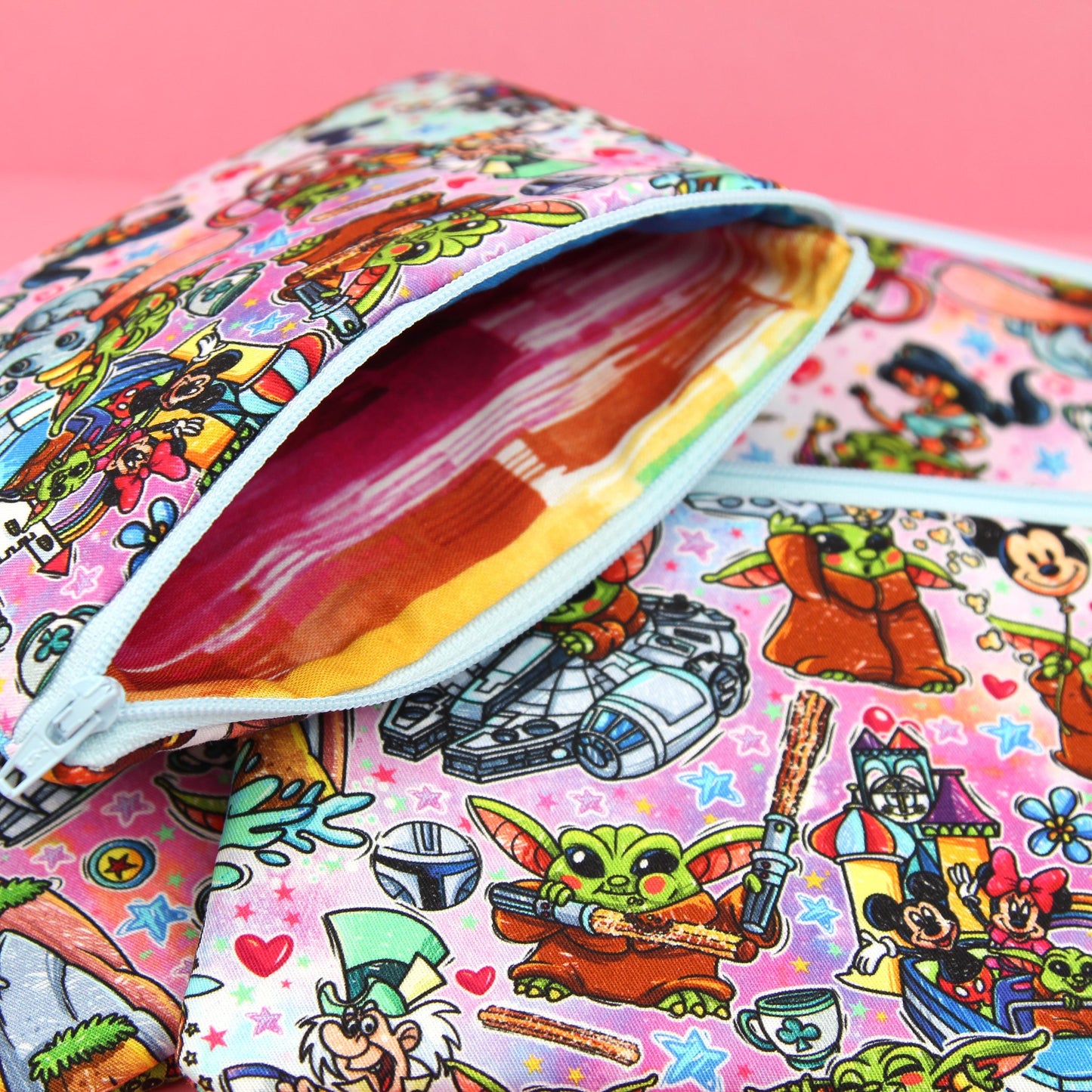 Baby Alien The Little Organizer Bag, Handmade Zipper Pouch, Theme Park Essentials, Makeup & Travel Storage, Unique Gift