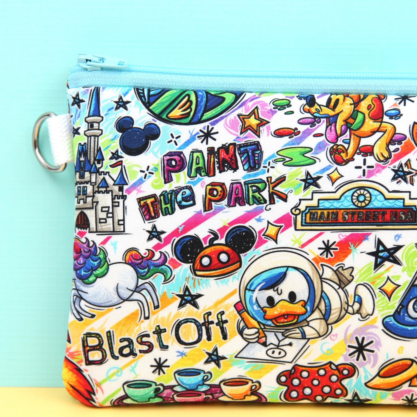 Festival Of The Arts Planner Pouch, Stationery Bag, Zipper Pouch for Hobonichi Weeks, Washi Tape Storage, Fully Lined and Padded, Cute Gift