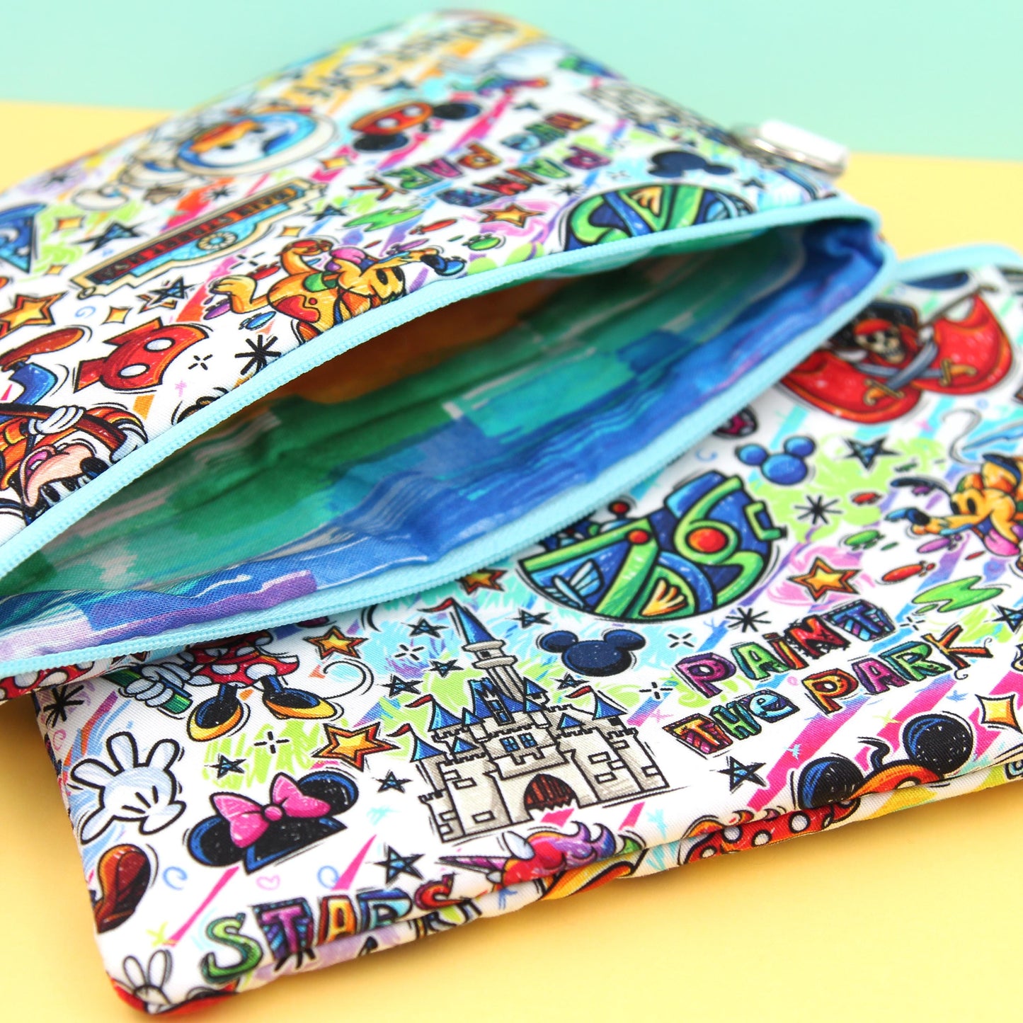 Festival Of The Arts Planner Pouch, Stationery Bag, Zipper Pouch for Hobonichi Weeks, Washi Tape Storage, Fully Lined and Padded, Cute Gift