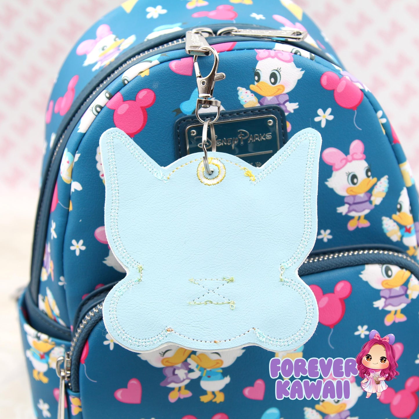Fairy Mouse Park Ears Headband & Sunglasses Holder – Embroidered Glitter Vinyl, Theme Park Ears Keychain, Mouse Ears Holder