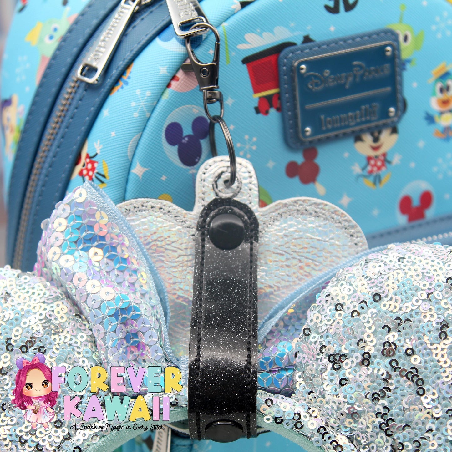 Main Street Electrical Parade Mouse Ears Holder – Applique , Park Ears Holder, Secure Your Park Ears, Hat, Sunglasses, Mr. And Mrs. Mouse