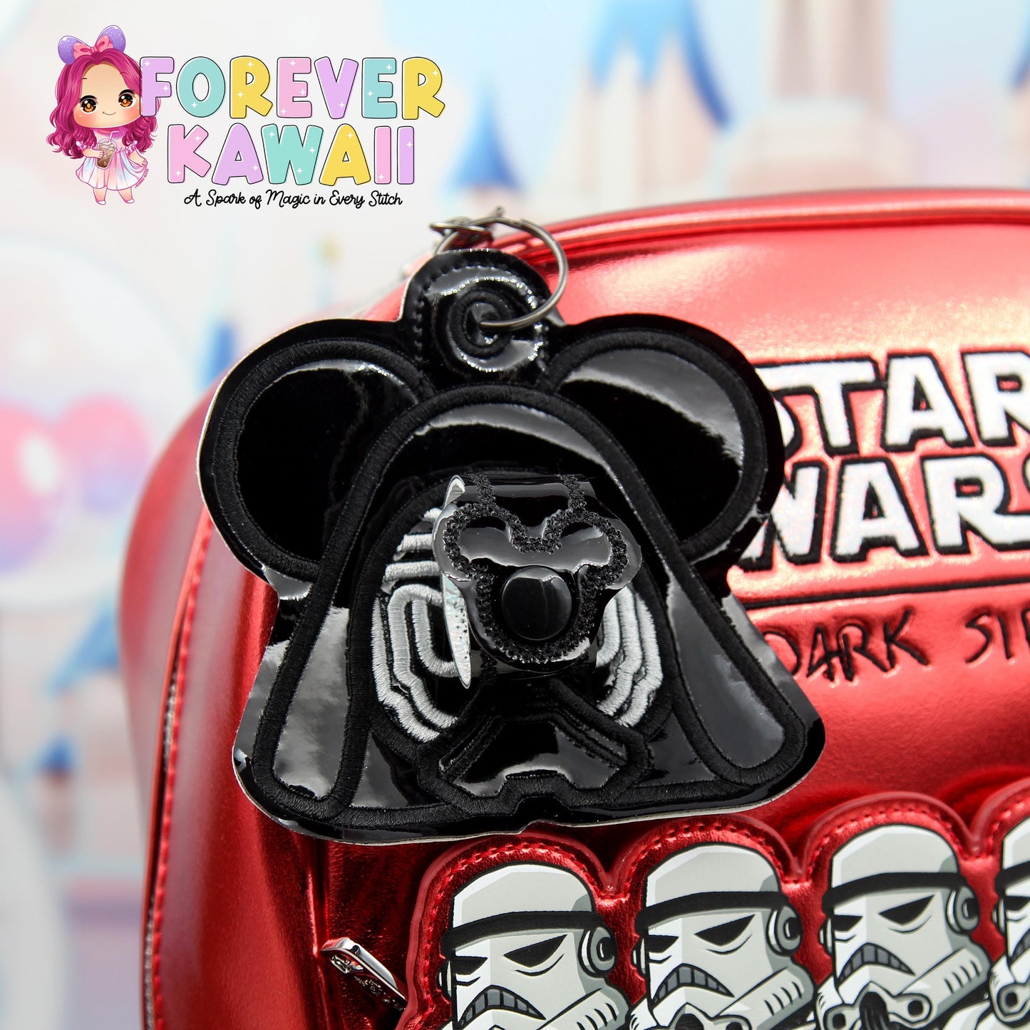 Kylo Mouse Ears Holder Keychain â Galaxy Hat Holder | Sunglasses Holder | Star Wars Ear Holder | Mouse Ears Headband Holder