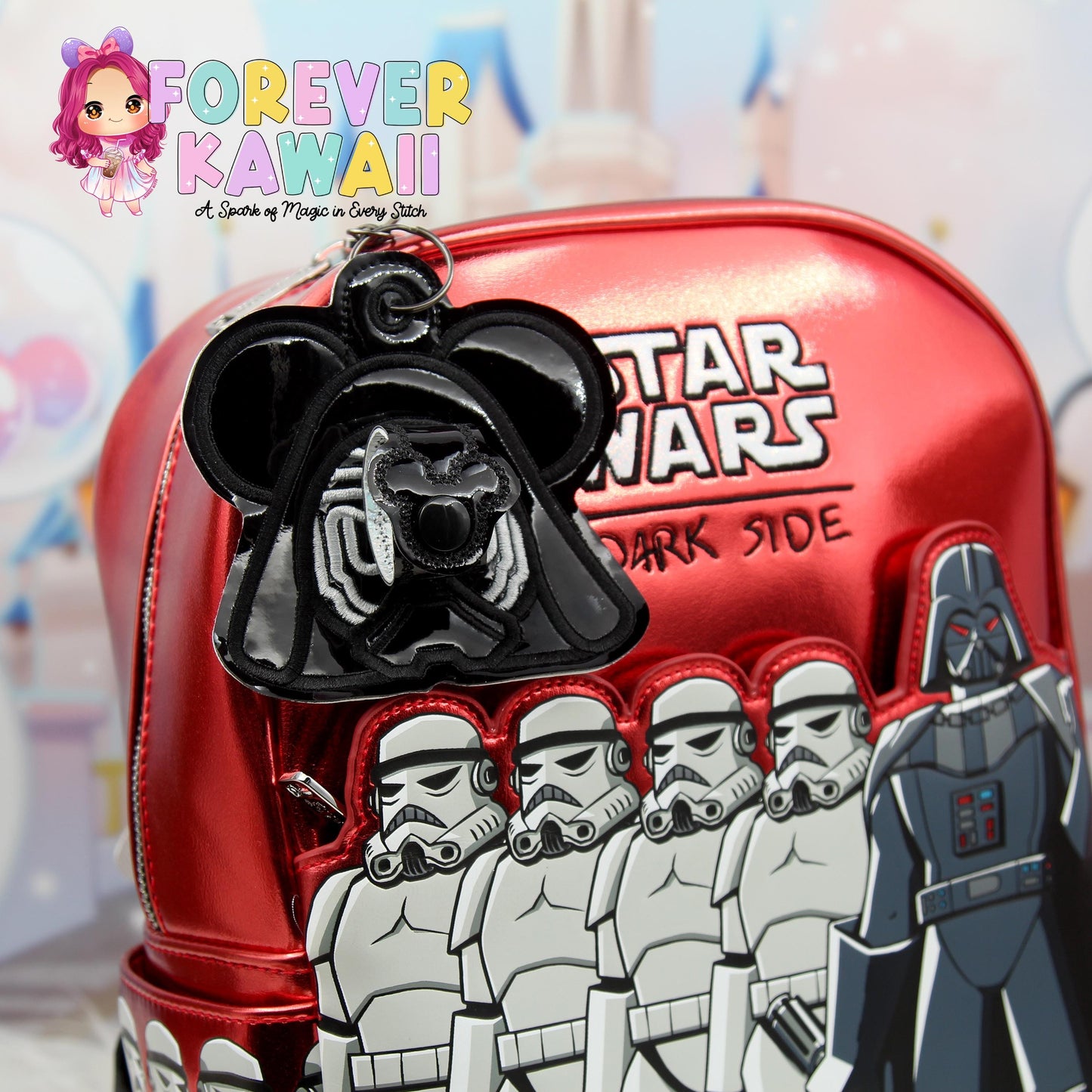 Kylo Mouse Ears Holder Keychain â Galaxy Hat Holder | Sunglasses Holder | Star Wars Ear Holder | Mouse Ears Headband Holder