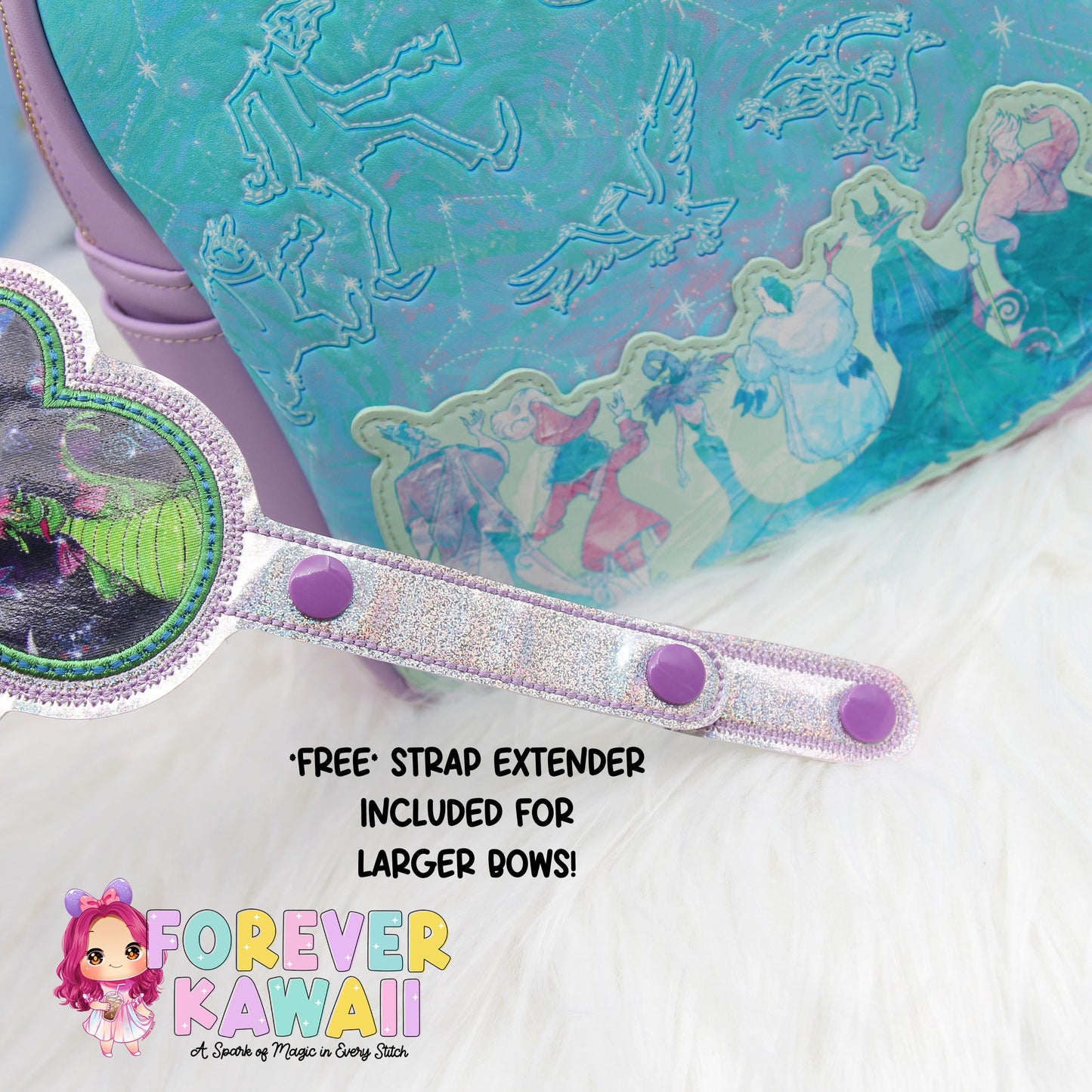 Main Street Electrical Parade Mouse Ears Holder – Applique , Park Ears Holder, Secure Your Park Ears, Hat, Sunglasses, Pete Dragon
