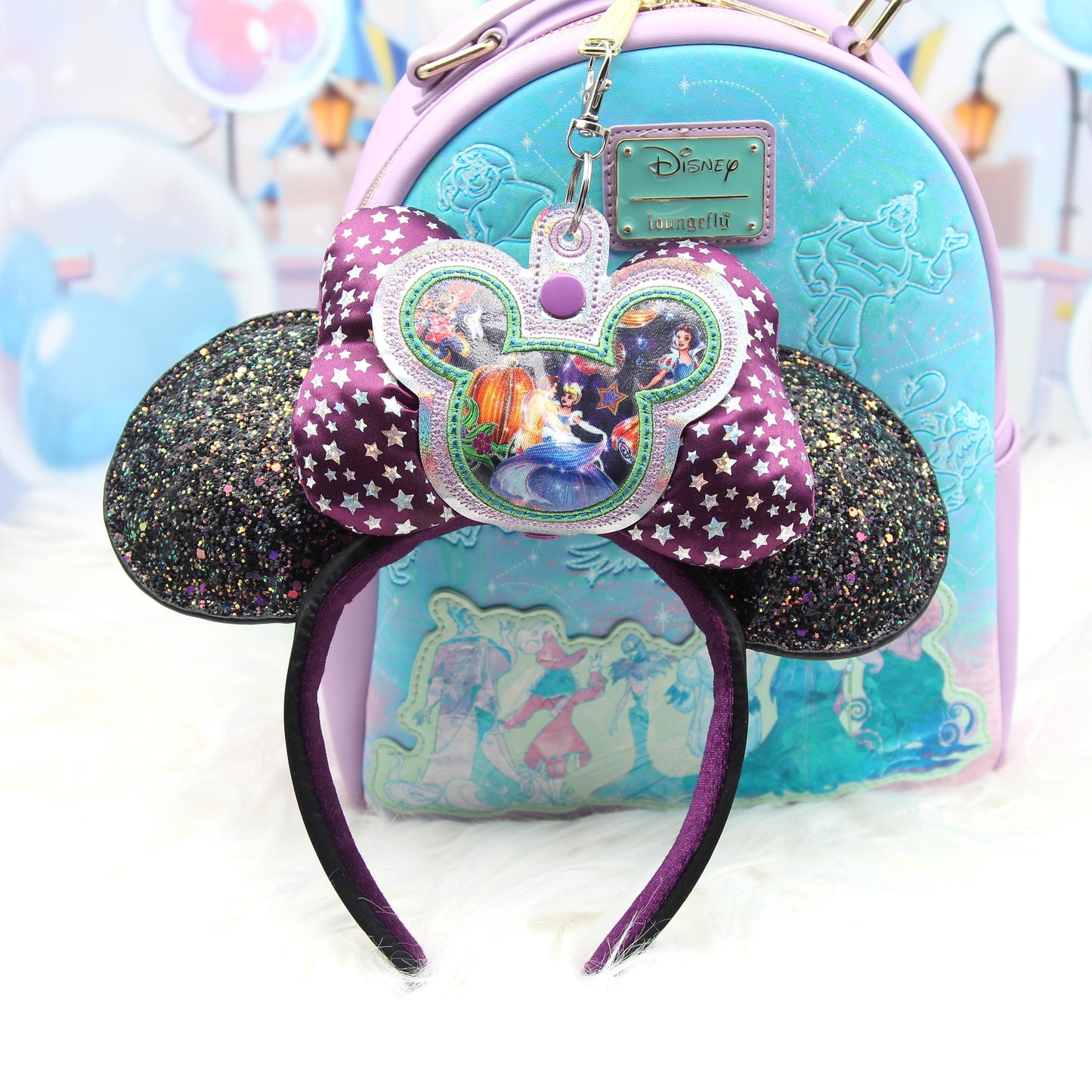 Main Street Electrical Parade Mouse Ears Holder – Applique , Park Ears Holder, Secure Your Park Ears, Hat, Sunglasses, Pete Dragon