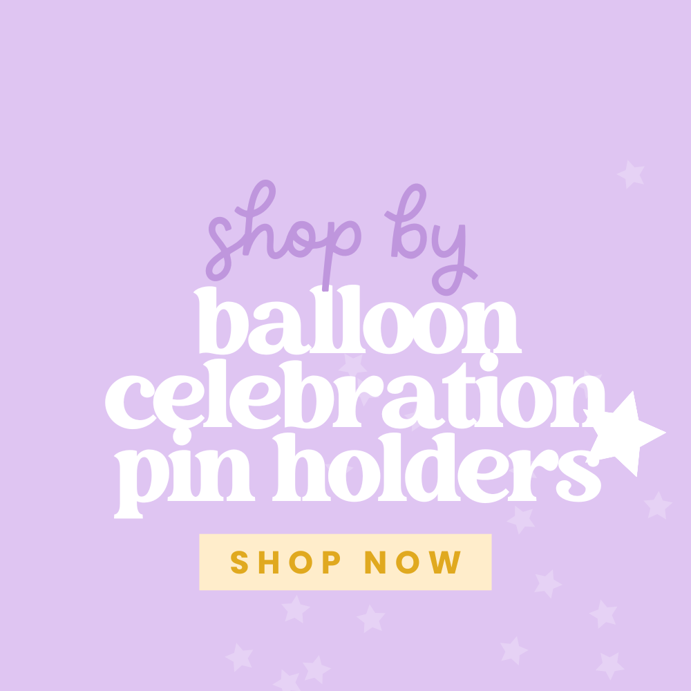 Balloon Celebration Button Keychains