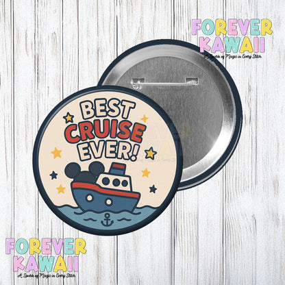 Best Cruise Ever Celebration Pinback Button
