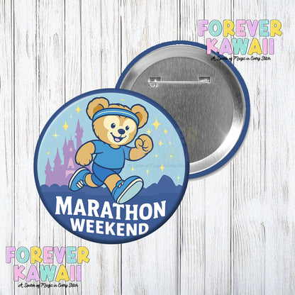 Duffy Marathon Weekend  - Celebration Pinback Button