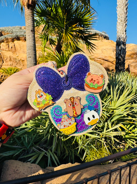 Ocean Dreamer Pin Keychain | 5-Hole Enamel Pin Display | Mermaid Dress-Inspired Holder