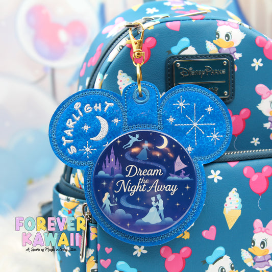 Starlight Celebration Button Holder – Dreamy Park Button Clip for 3" Celebration Badges