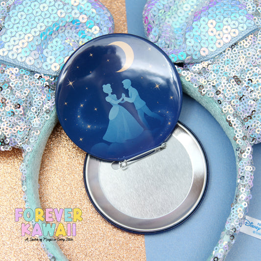 Starlight Parade - Midnight Waltz Celebration Pinback Button – 3" Enchanted Dance Under the Stars