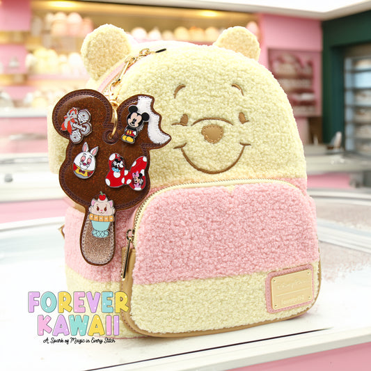 Ice Cream Bar Pin Trading Keychain – Kawaii Mouse Treat Design for Enamel Pins
