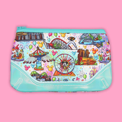 Happy Attractions Zipper Pouch - Clutch 33