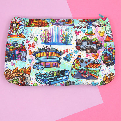 Happy Attractions Zipper Pouch - Clutch 33